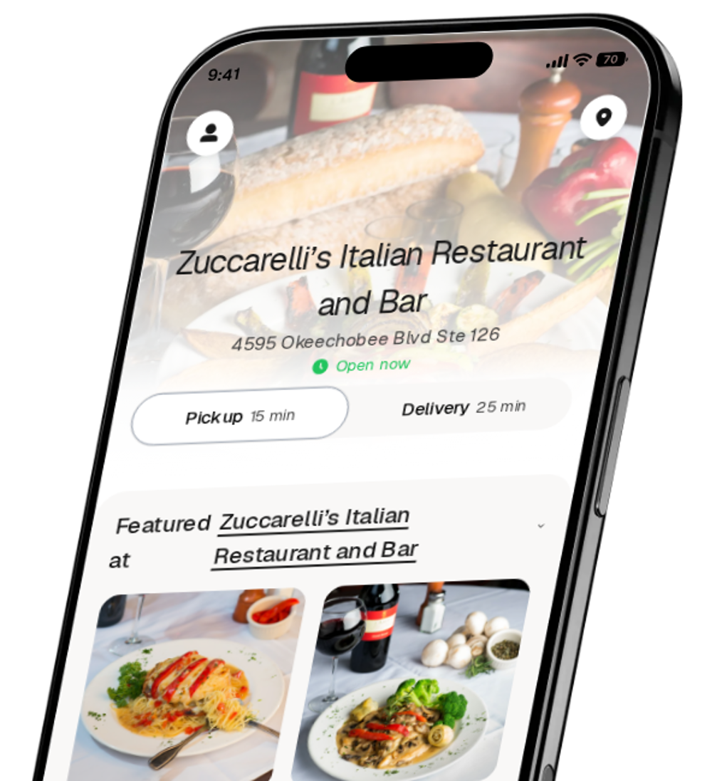Zuccarelli’s Italian Restaurant and Bar app preview